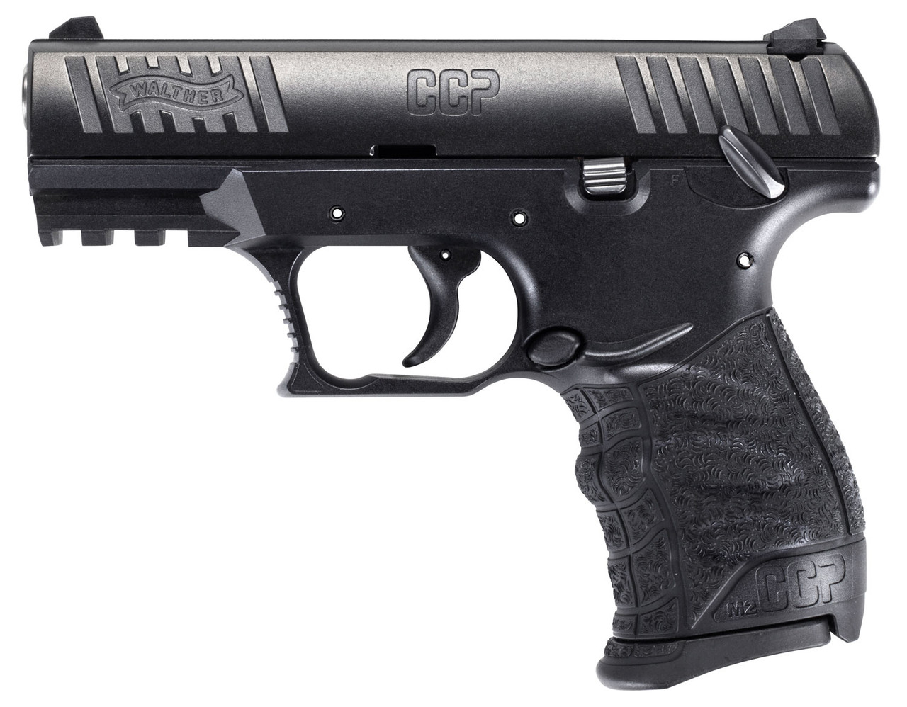 Walther Ccp M2 Compact 9mm 35 Barrel Manual Thumb Safety Black 8rd Impact Guns 6132