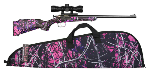 Crickett Synthetic 22 LR, Barrel, Synthetic Muddy Girl