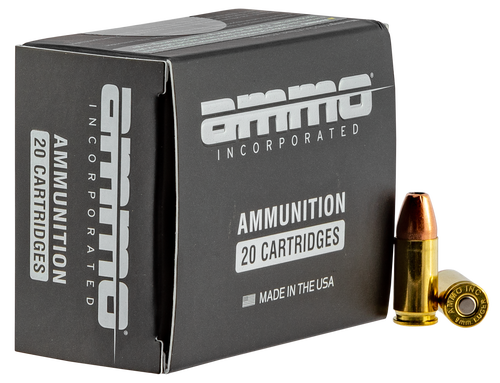Ammo Inc Black Label 9mm, 115gr, Jacketed Hollow Point , 20rd Box ...