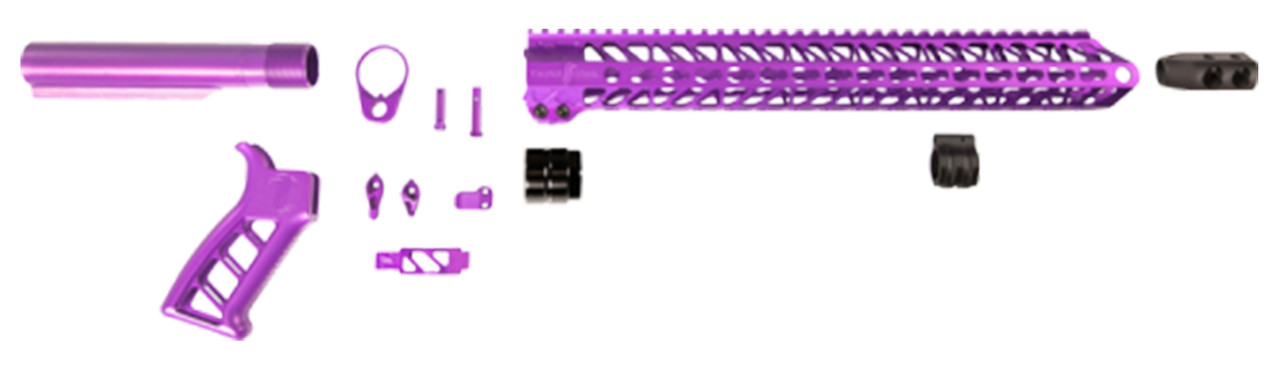 Timber Creek Enforcer AR Build Kit, Purple Anodized - Impact Guns