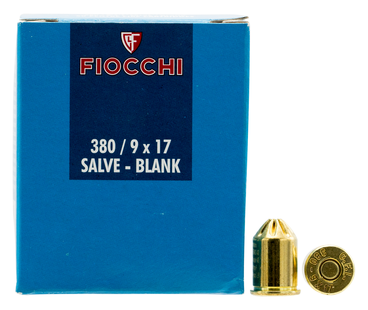 Fiocchi Handgun Blank 380 Rimmed Short, 50rd Box - Not Ammo, These Are  Blanks - Impact Guns