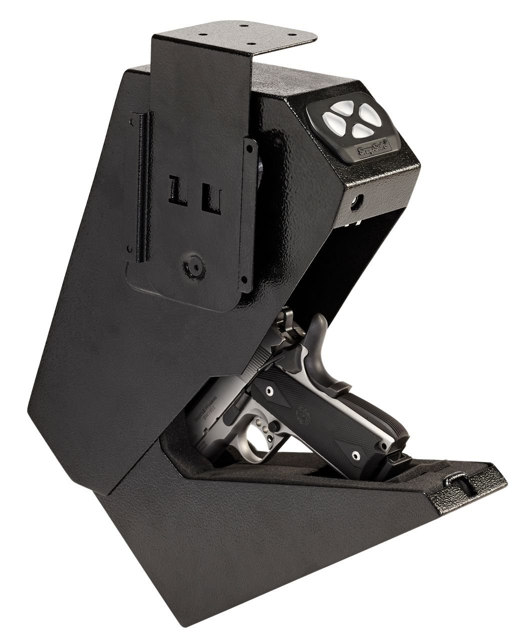 SnapSafe Drop Box Gun Safe Mechanical Keypad 16 Ga Steel Black Impact