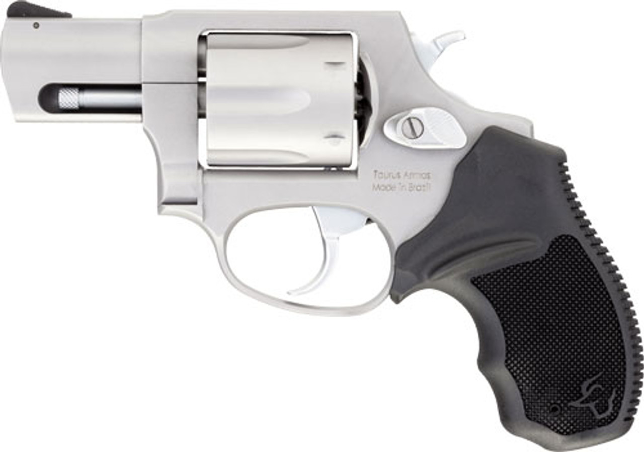 Taurus Firearms Model 856L Double Action Revolver 38 Special Stainless  Steel Viridian Laser 2 Barrel