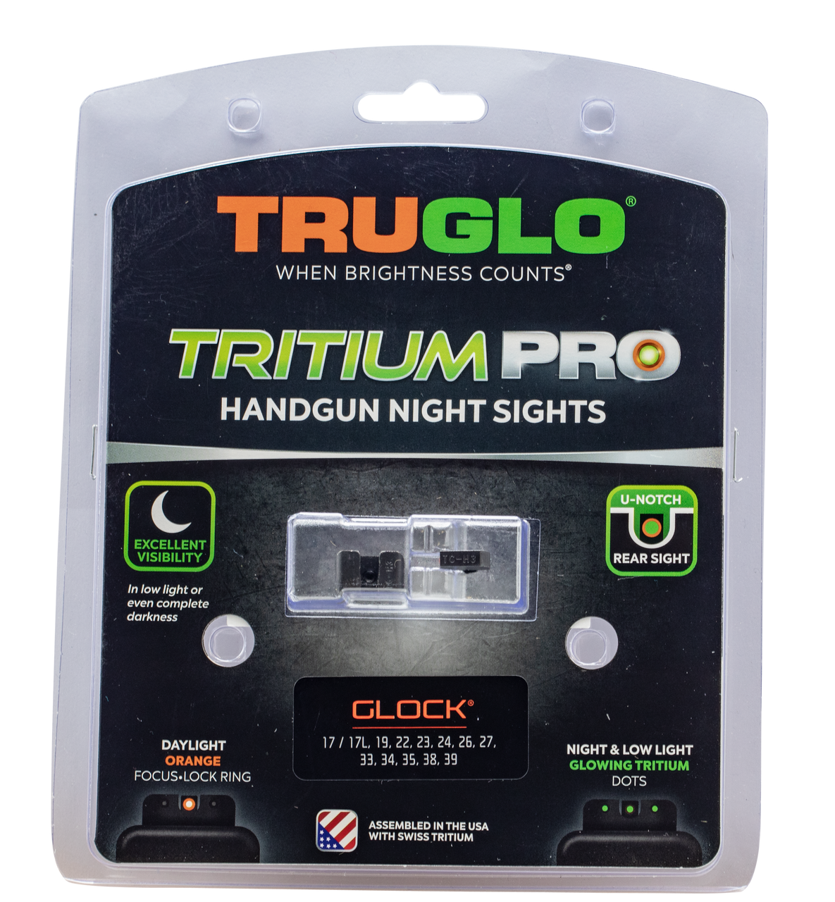 metro glock night sights