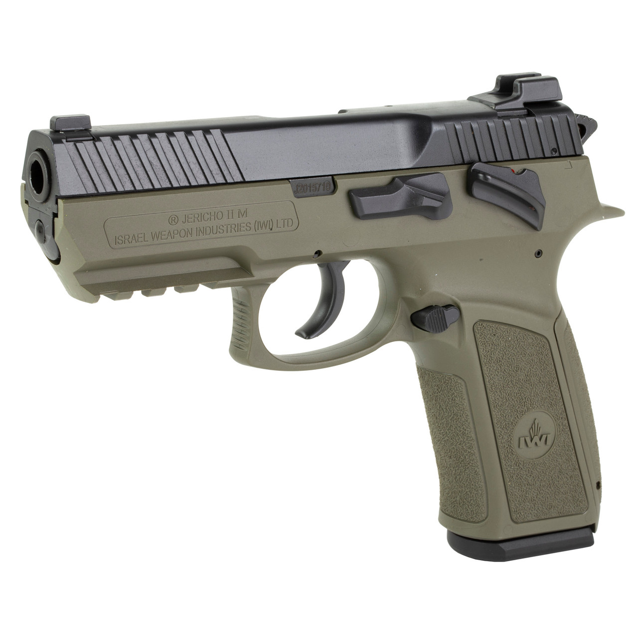 IWI Jericho 941 Enhanced, DA/SA 9mm, 3.8 iwi-jericho-941-enhanced-da-sa-9mm-3-8-barrel-od-green-novak-sights-17rd-impact-guns