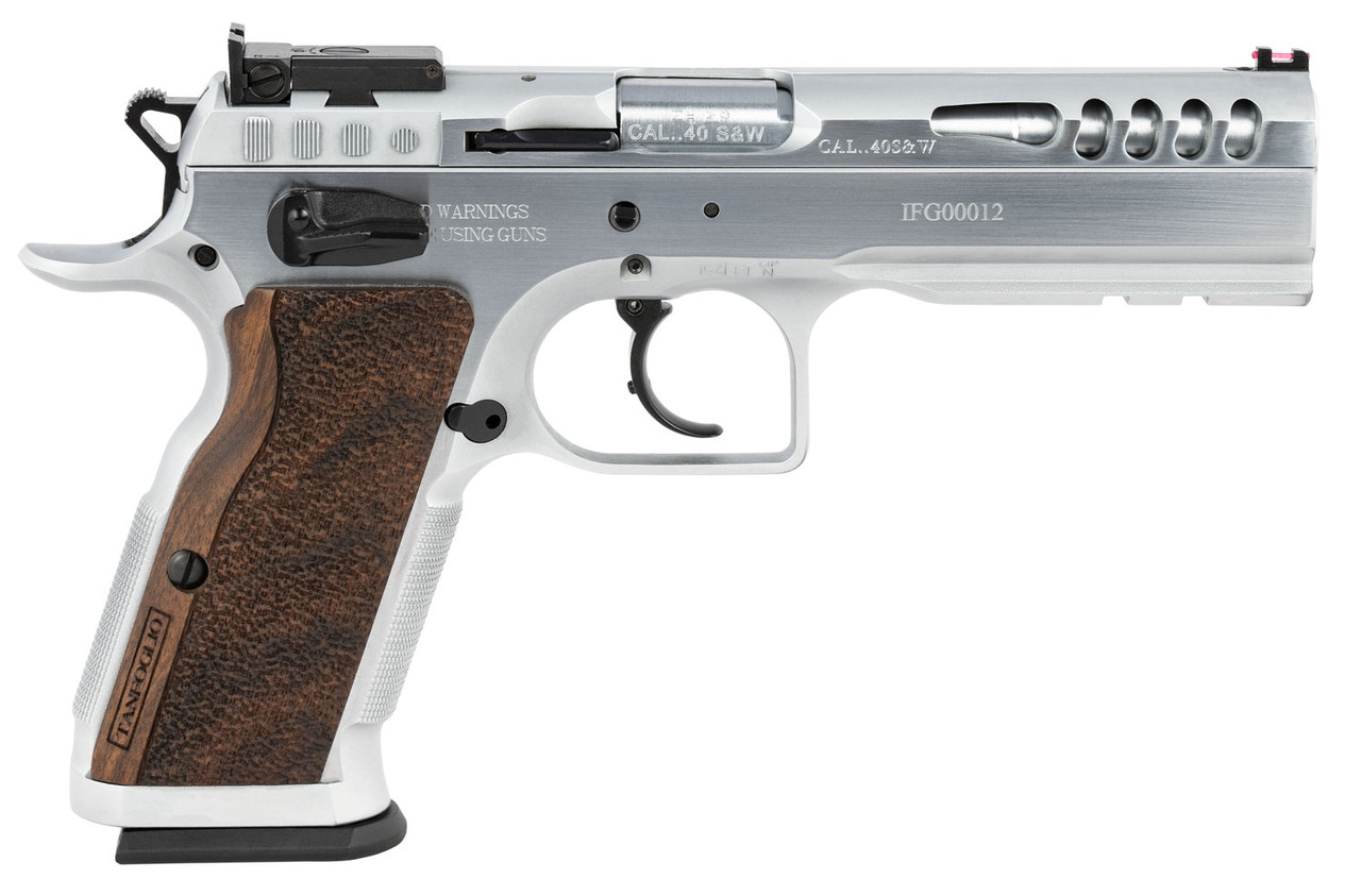 Tanfoglio Defiant Stock Master Large 40 S&W, 4.75