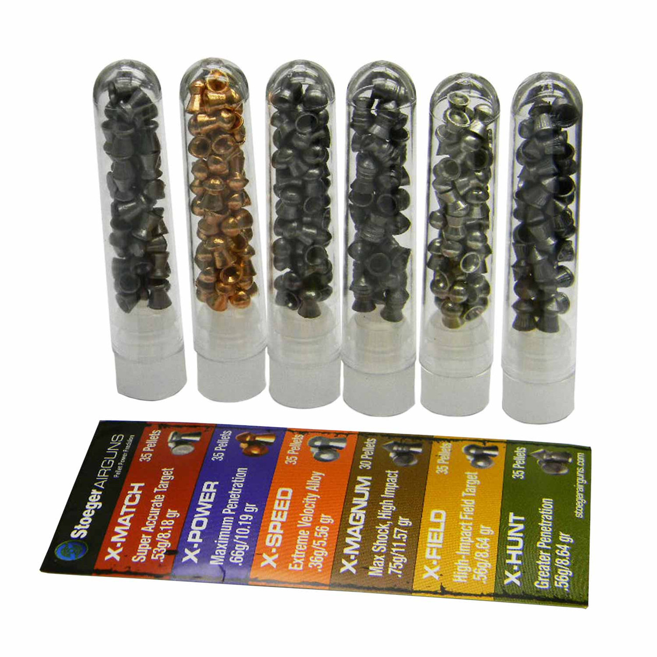 Stoeger Pellet Sampler Pack, .177 Pellet, 205Pk Impact Guns