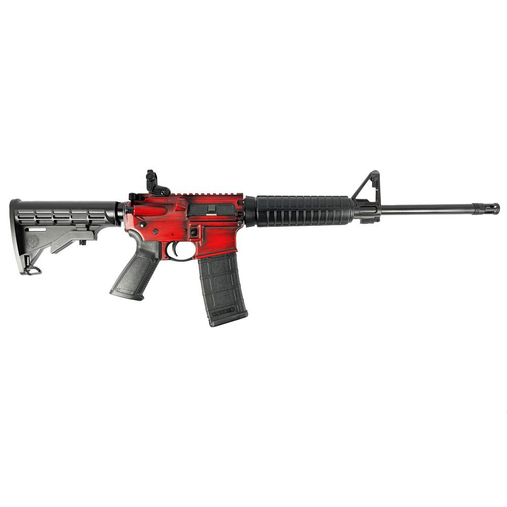 Ruger AR-556 Barrel, Red Distressed, M4 Style