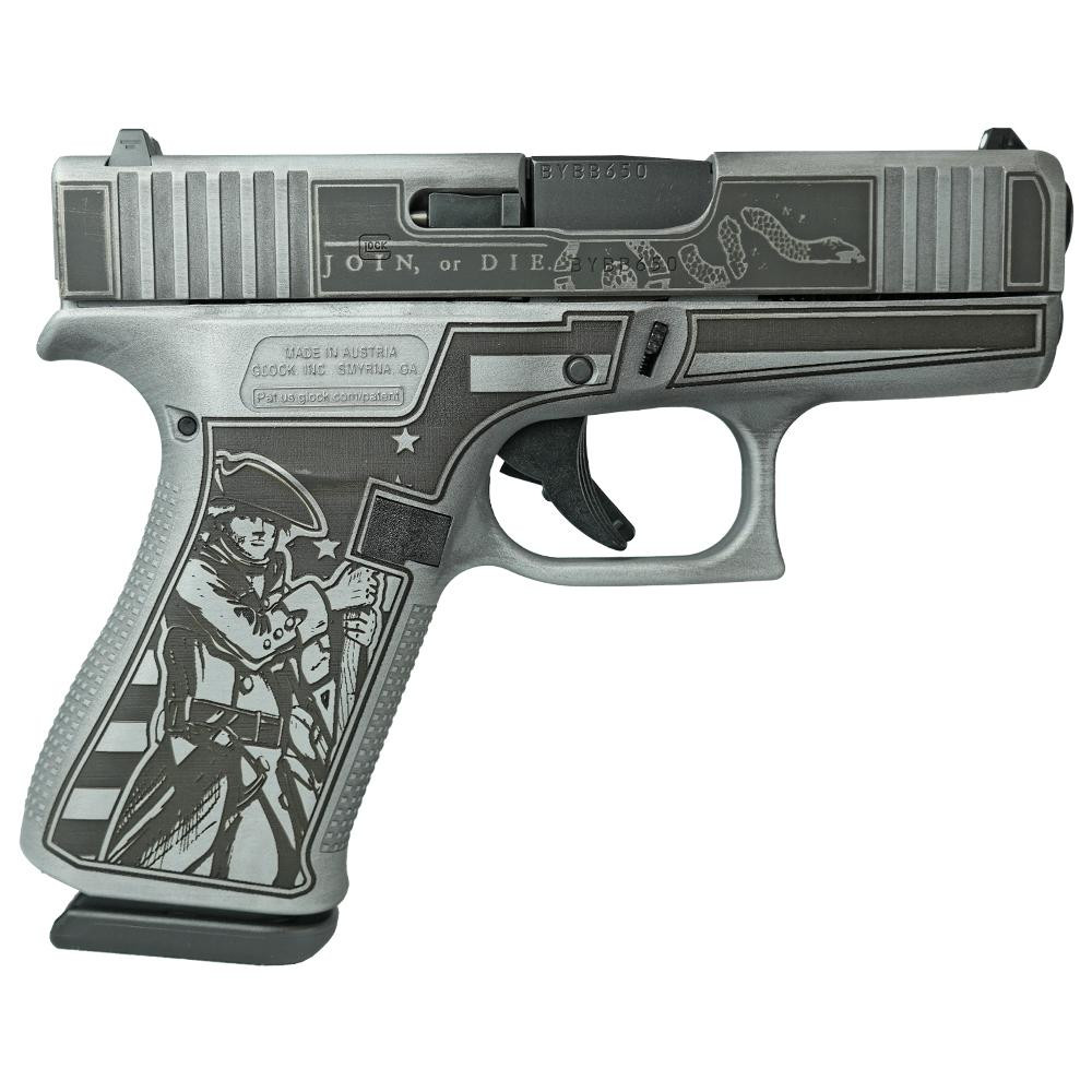 Glock 43x Custom 9mm, 3.41