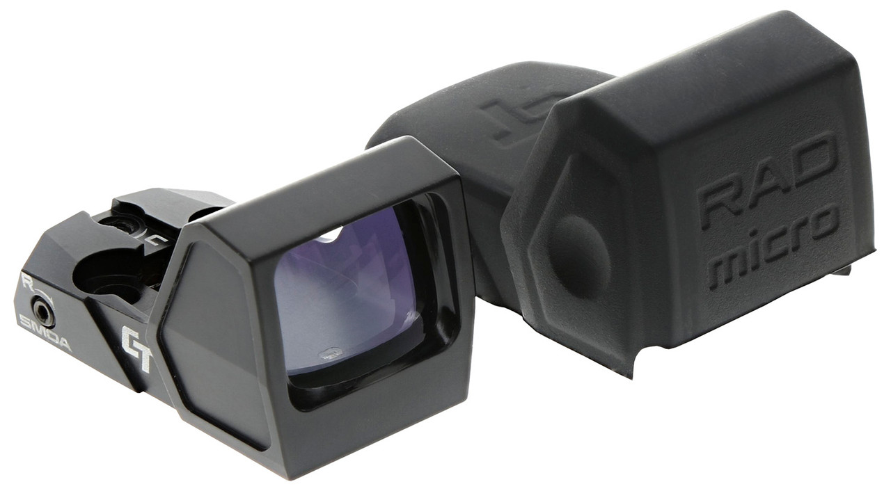 Rad Micro Rounds Crimson Trace RAD Micro Pro Green Dot Sight, Black, 1x5 Magnification ...