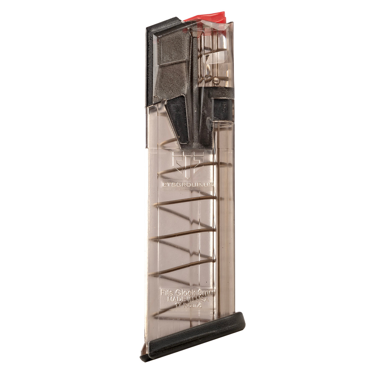 Elite Tactical OMEGA Magazine 9mm, Clear Polymer, For Glock 17/19/26 ...