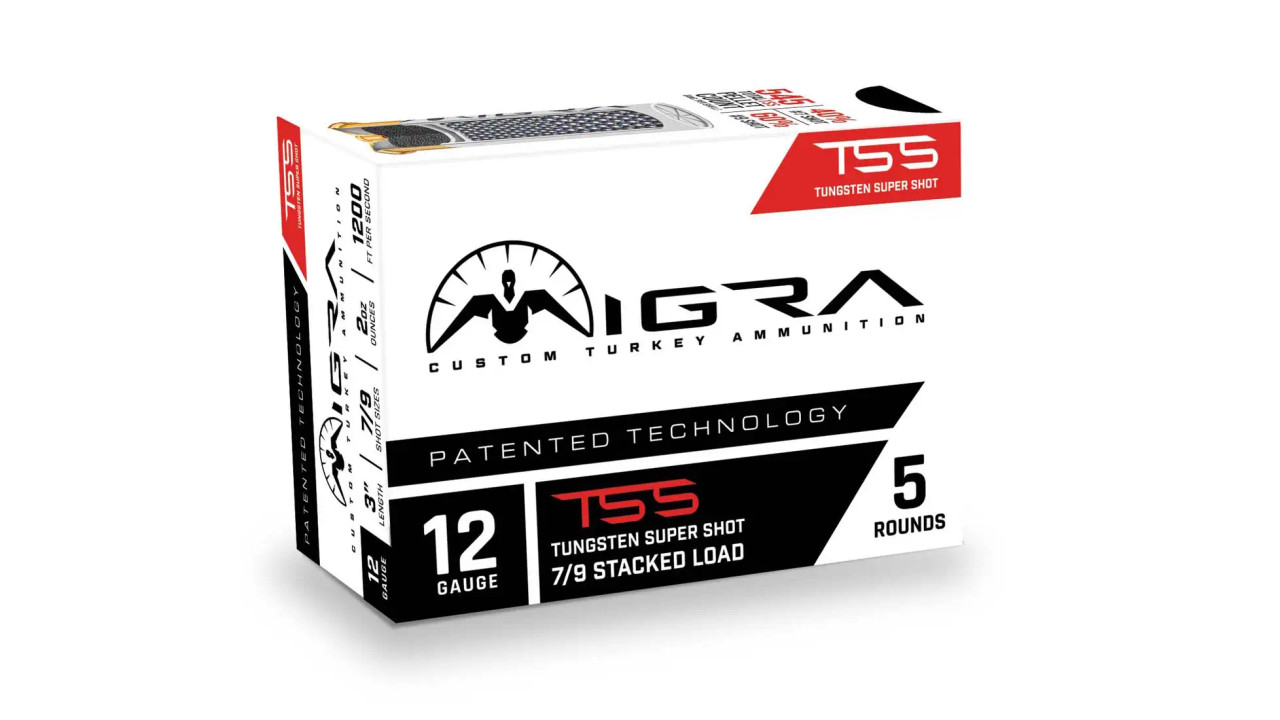 Migra Tungsten Super Shot 12 Ga, 3", 2 oz, 7/9 Shot, 5rd Box Impact Guns