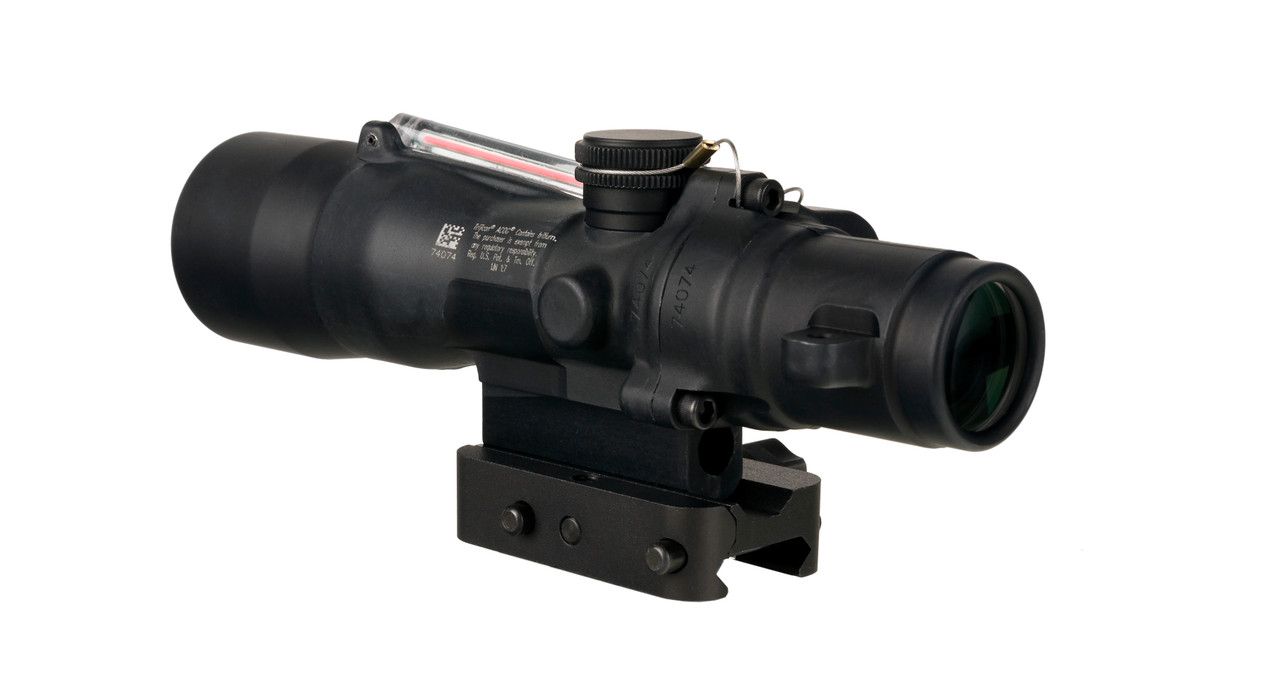 Trijicon Compact ACOG, 3x30mm, Black, Dual Illuminated Red Crosshair ...