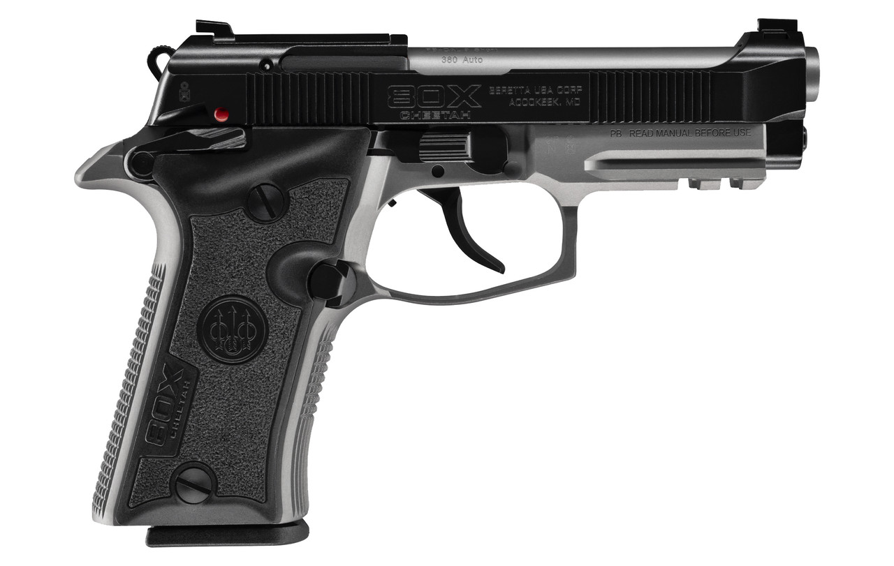 Beretta 80X Cheetah Gray 380 ACP, 3.9