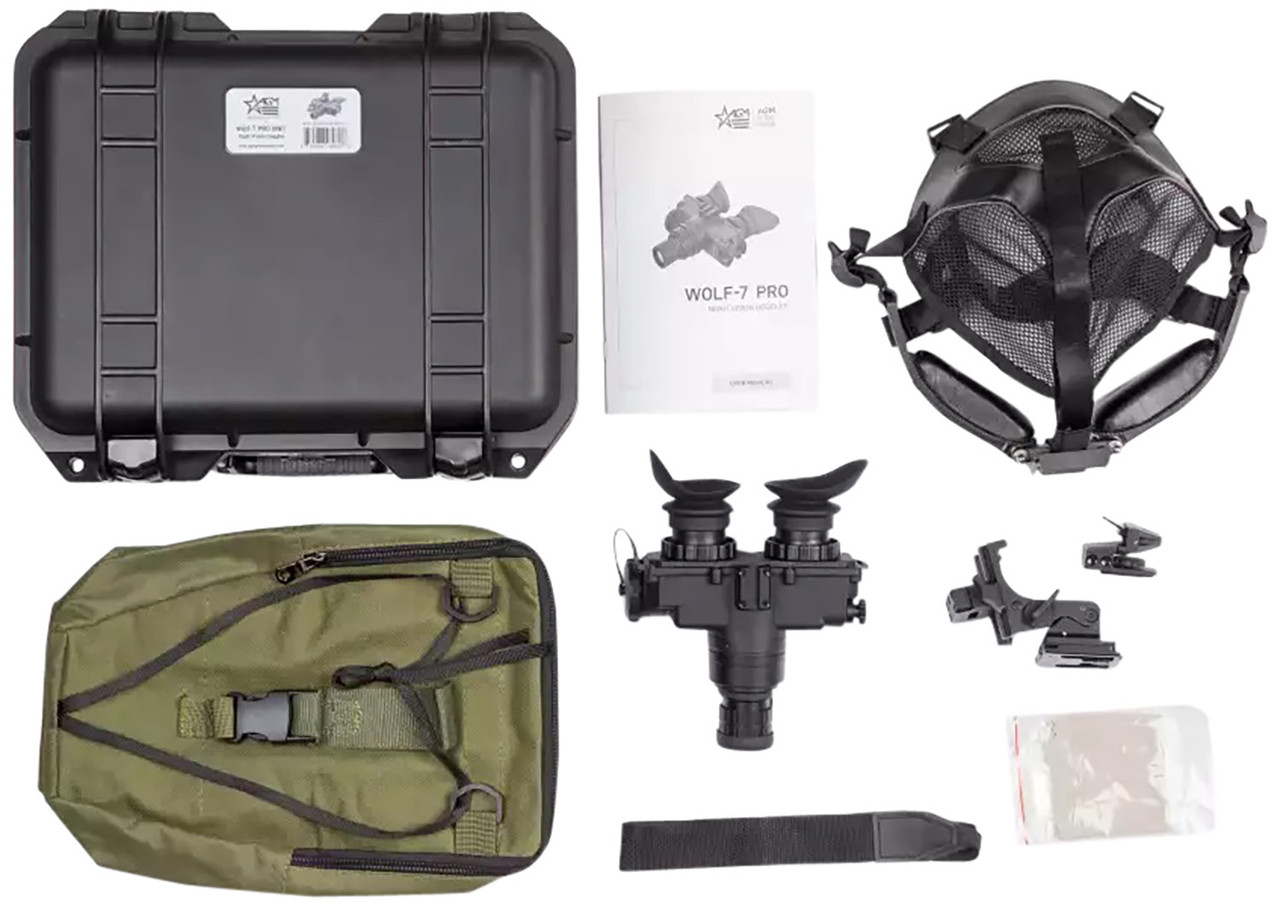 AGM Global Vision Wolf-7 PRO Gen 2+ Night Vision Goggles - Thumbnail 2