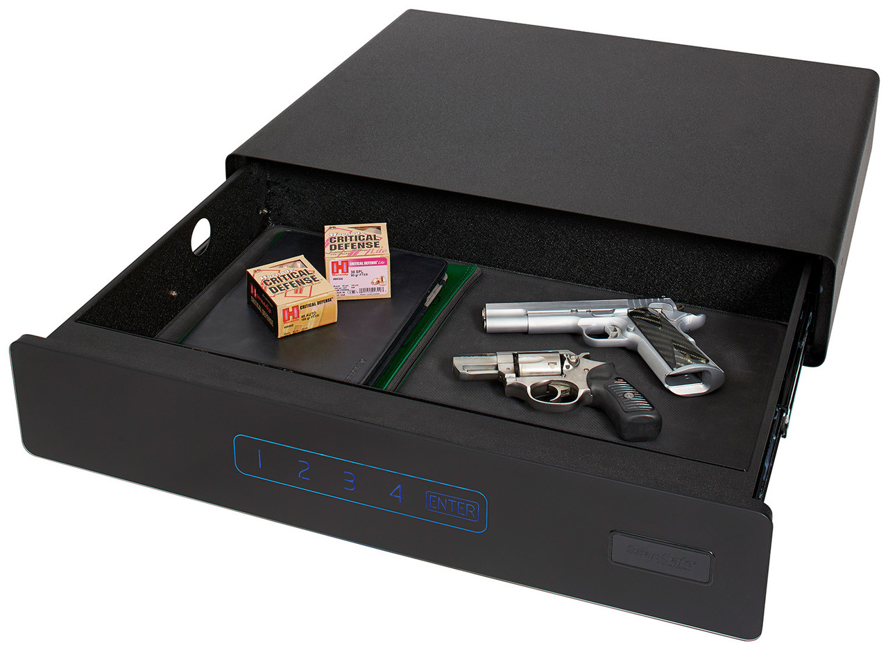 SnapSafe Specialty Safe, 26x20x5", Black, Access Code/Key Entry