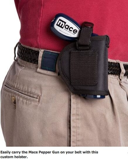 Mace Pepper Gun Holster Nylon Impact Guns