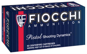 Fiocchi Shooting Dynamics 9mm 124gr, Full Metal Jacket, 50rd Box