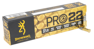 Browning PRO22 Subsonic .22 LR, 40gr, Lead Round Nose, 100rd Box