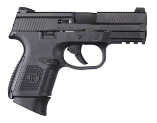 FN FNS-9C Compact 9mm 3.6" Barrel Black Slide Fixed 3-Dot Sights No Manual Safety 17rd