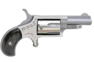 North American Arms NAA Mini 22 Magnum 1-5/8" Barrel SS Black Pearl Grip