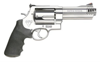 Smith & Wesson 460XVR 460 S&W, 5" Barrel,Stainless Steel Frame, Satin Stainless Finish, Adjustable rear Sight, Rubber Grip, 5 Rounds