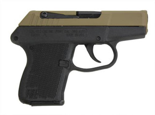 Kel-Tec P-3AT .380 ACP 2.76" Barrel Cerakote Tan Slide Black Grip DAO 6rd Mag