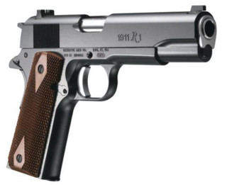 Remington 1911 Model R1 45 ACP, 5" Barrel, Walnut Grips, 7rd Mag