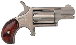 NAA 22LR Mini-Revolver 22LR 1.12" 5rd Rosewood Grip Stainless