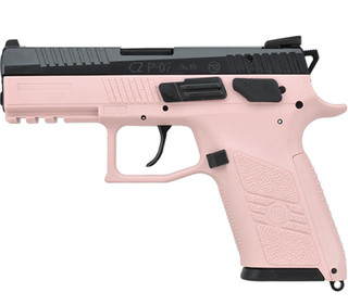CZ P-07 Compact 9mm 3.8" Barrel Pink Polymer Frame Fixed Sights15rd Mag