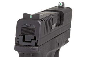 XS Sights DXT Big Dot Tritium Front, White Stripe Express Rear, Fits Sig P225, P226, P228, P229, P320, Springfield XD, XDm & XDs, Green with White Outline, Installation Kit Included