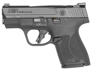 Smith & Wesson M&P9 Shield Plus 9mm, 3.1" Barrel, Optics Ready, No Manual Safety, Night Sights, Black, 10rd