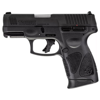 Taurus G3C 9mm, 3.26" Barrel, Matte Finish, Black, Fixed Sights, Manual Thumb Safety, 10rd