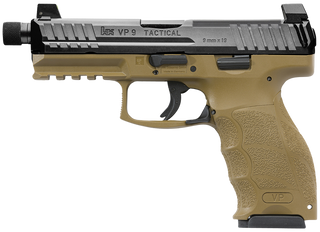 HK VP9 Tactical 9mm, 4.7" Barrel, Flat Dark Earth, 17rd