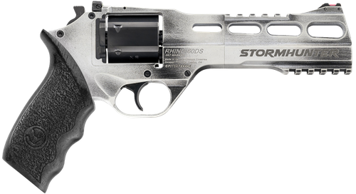 Chiappa Rhino 60DS 9mm, 6" Barrel, Stormhunter White, Walnut Grip, 6rd