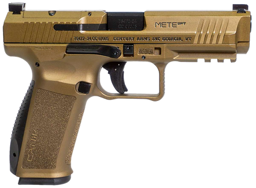 Canik METE SFT 9mm, 4.46" Barrel, Burnt Bronze Cerakote, Optic Ready, 20rd