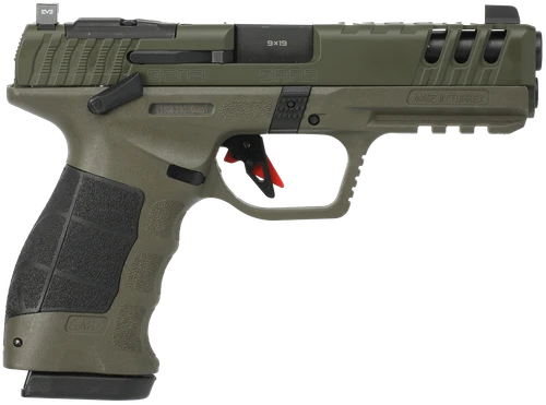 SAR USA SAR9 Gen3 9mm, 4.4" Barrel, Olive Drab Green Cerakote, 17rd