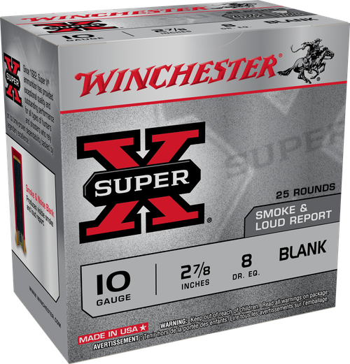 Winchester Super X Blank 10 Ga, 2.875", BLANK, 25rd Box