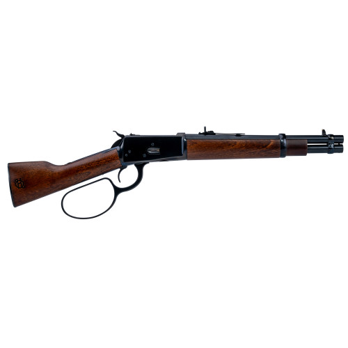 Heritage R92 Ranch Hand 44 Remington Magnum, 12" Barrel, Hardwood Furniture, Black Rec, 6rd