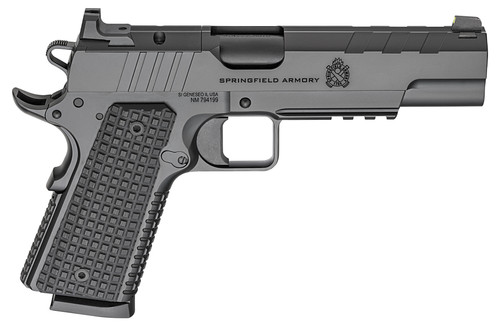 Springfield Emissary AOS 45 ACP, 5" Barrel, Black Cerakote, G10 Grip, 8rd