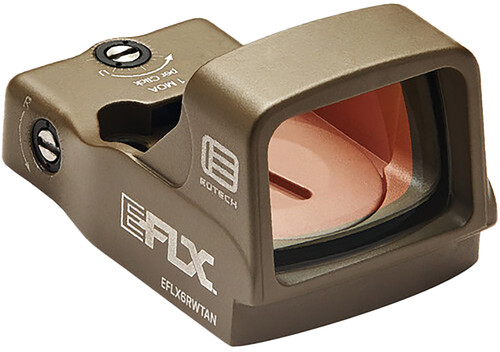 EOTech EFLX Mini Reflex Sight, 3 MOA Reticle, Tan/FDE