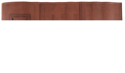 Birchwood Casey Handgun Service Mat, Brown Leather with Integrated Parts Tray 13" x 23.50" Dimensions