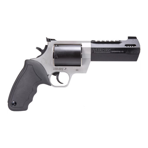 Taurus Raging Hunter 500 Smith & Wesson, 5.12" Ported Barrel, Stainless Frame, Black Grip/Cylinder/Barrel, 5rd