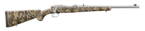 Ruger 77/357 357 Magnum, 18.5" Threaded Barrel, Desolve Bare Reduced Camo, Stainless Rec, 5rd