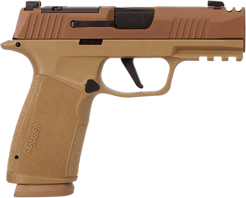Sig P365 X-Macro Comp 2A 9mm, 3.1" Barrel, Coyote, Optic Ready, 17rd