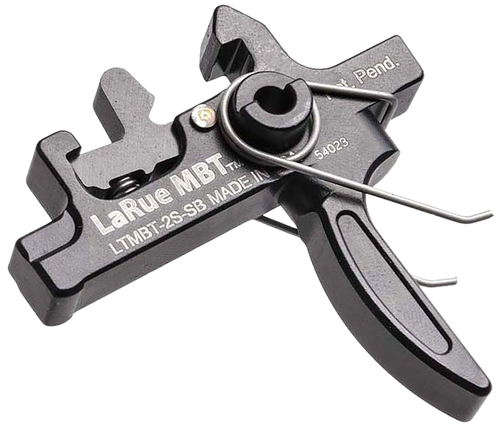 LaRue MBT-2S Two-Stage Straight Trigger, For AR10/AR15, Black