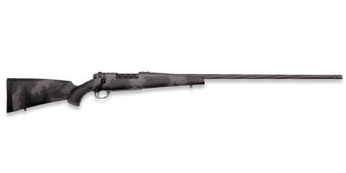 Weatherby Mark V Live Wild 7mm Backcountry, 20" Threaded Barrel, Black & Gray Camo, Black Rec, 4rd