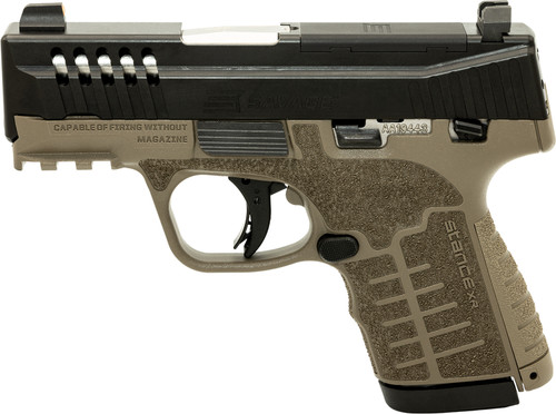 Savage Stance XR 9mm, 3.2" Barrel, Flat Dark Earth Frame/Grip, Black Slide, Optic Ready, Manual Safety, 13rd