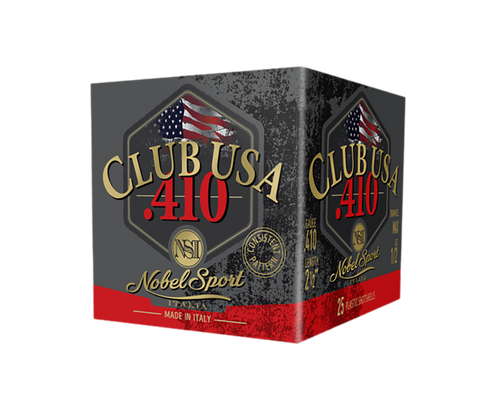 Nobel Club 410 Ga, 2.50" 1/2oz 9 Shot, 25rd Box