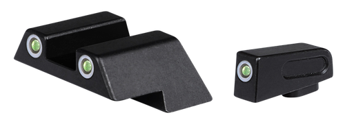 ATI 3-Dot Night Sights, Glock Gen 1-4, Gen 5 (Not MOS): 17/19/22/23/24/26/27/33/34/35/37/38/39/42/43, Green Lamps, White Rings